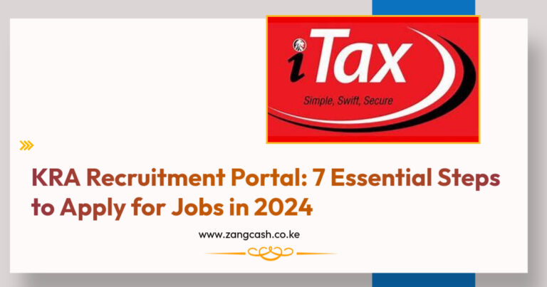 Comprehensive KRA Recruitment Portal  Guide 2025 kra recruitment portal 7 essential steps to apply for jobs in 2024