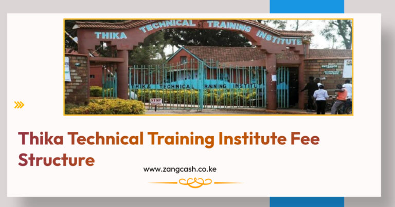 Thika Technical Training Institute Fee Structure 2025 thika technical training institute fee structure