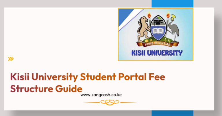 Kisii University Student Portal Fee Structure Guide 2025 kisii university student portal fee structure guide