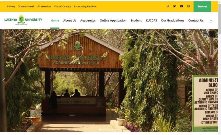 Lukenya University Student Portal 2025 lukenya university student portal