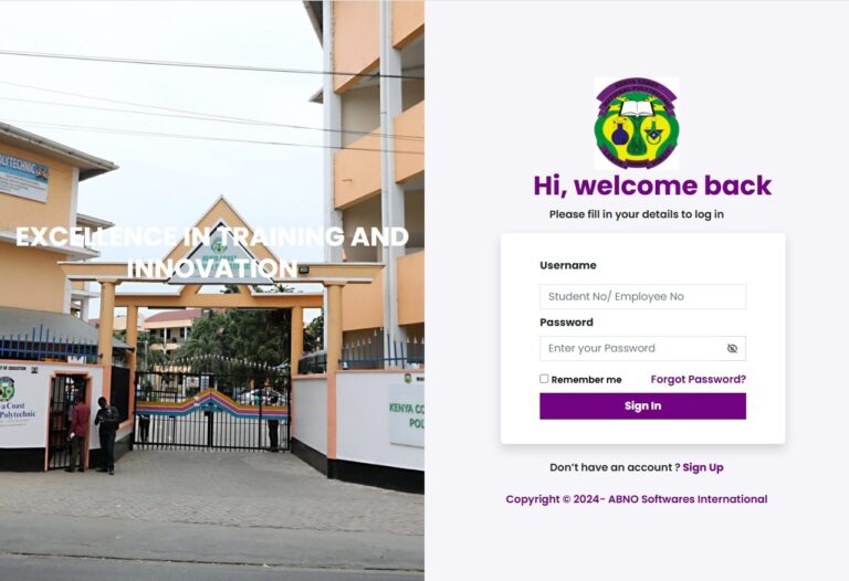 Kenya Coast National Polytechnic Students Portal 2025 kenya coast national polytechnic students portal