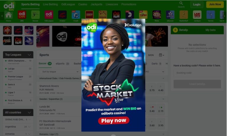 odibet login & register