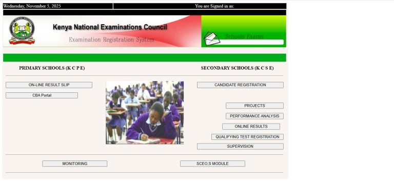 how to check kcse results 2025