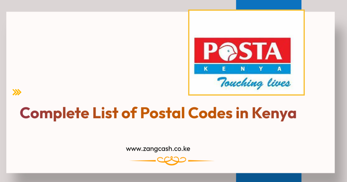 Complete List of Postal Codes in Kenya