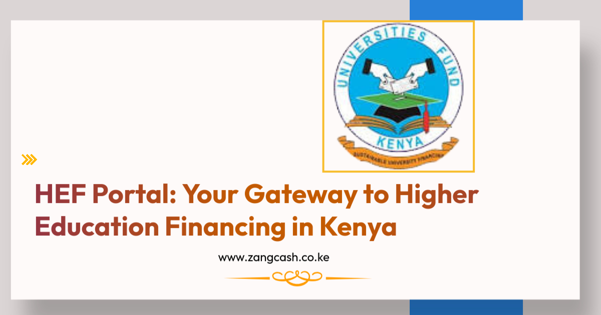 HEF Portal Your Gateway to Higher Education Financing in Kenya