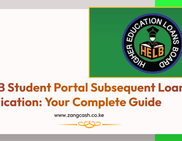 HELB Student Portal Subsequent Loan Application 2024/2025