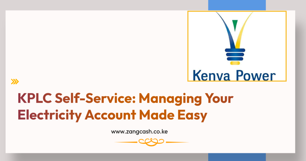 KPLC Self-Service Managing Your Electricity Account Made Easy