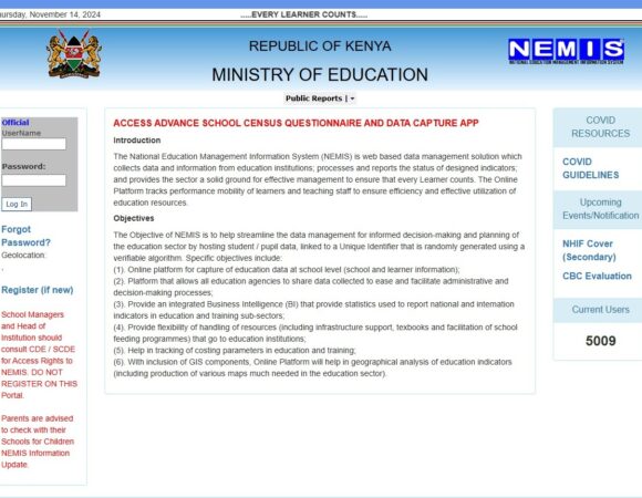 NEMIS Portal: 3 Quick Steps for Kenyan Students