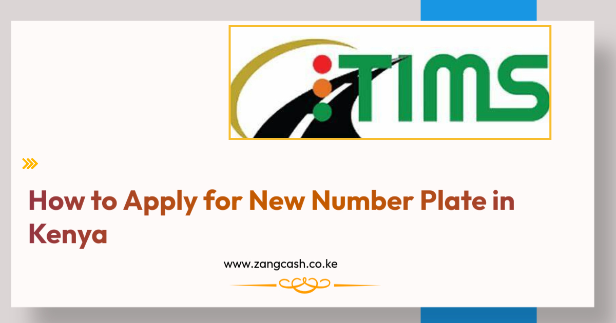 How to Apply for New Number Plate in Kenya