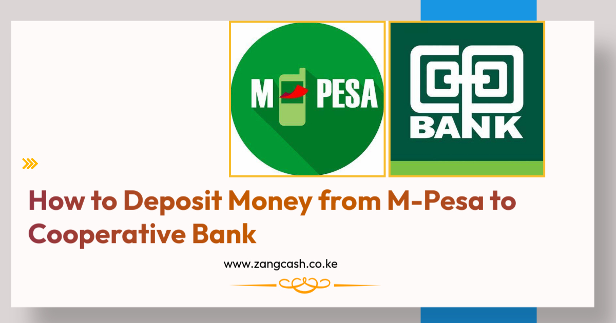 How to Deposit Money from M-Pesa to Cooperative Bank