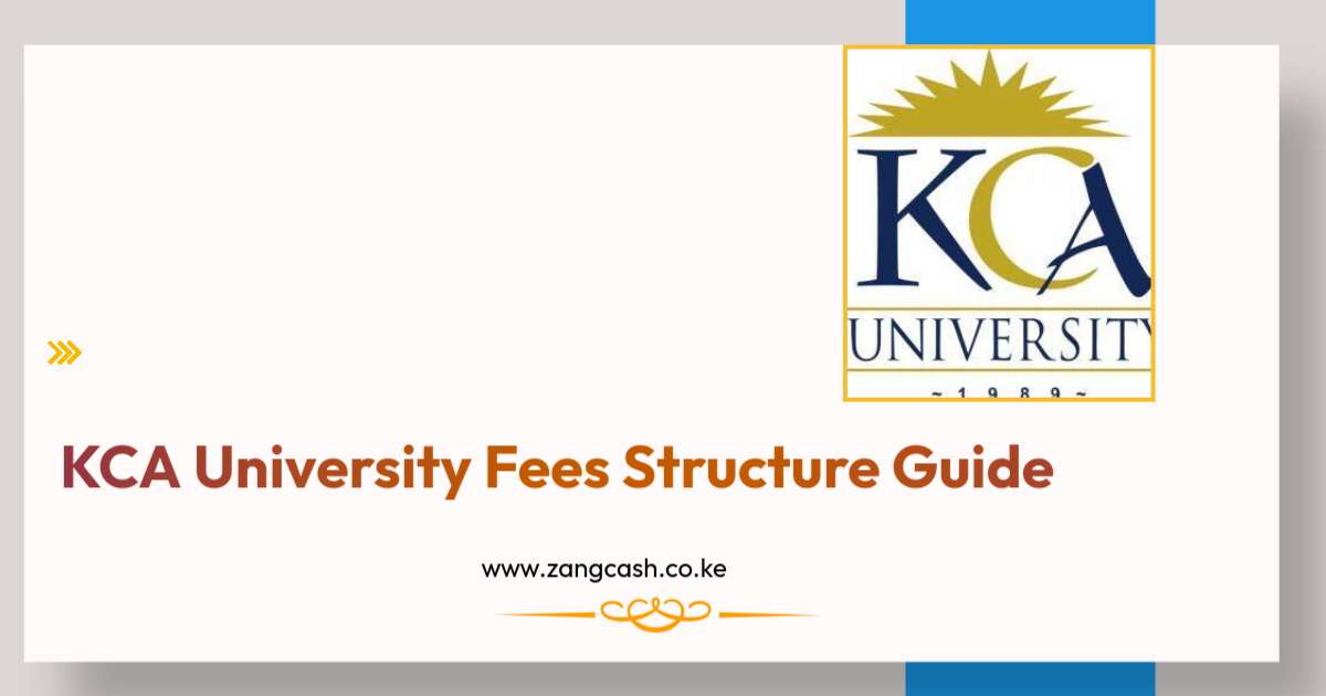 KCA University Fees Structure Guide