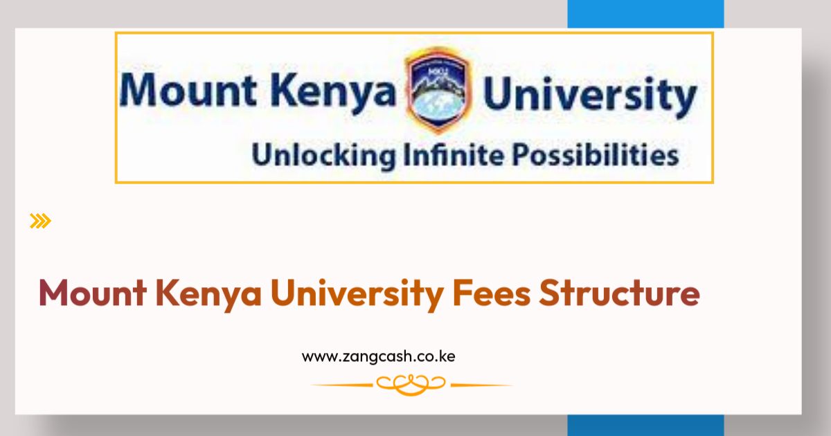 Mount Kenya University Fees Structure 20242025