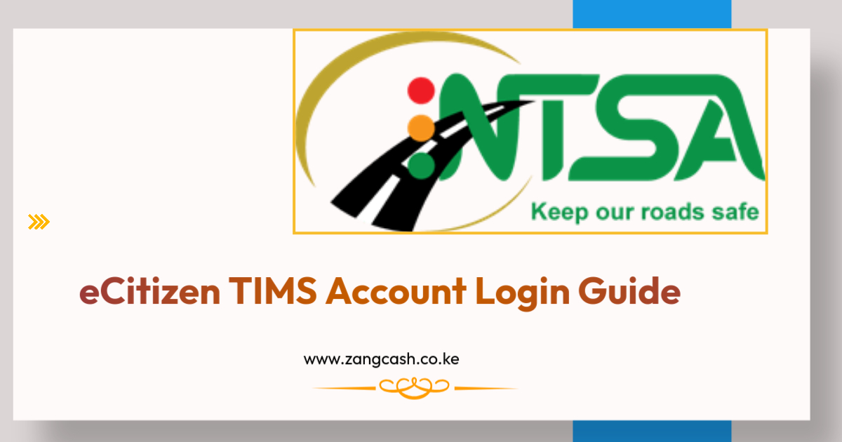 eCitizen TIMS Account Login Guide