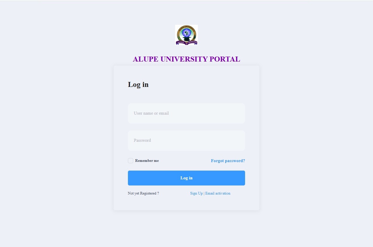 Alupe University Student Portal