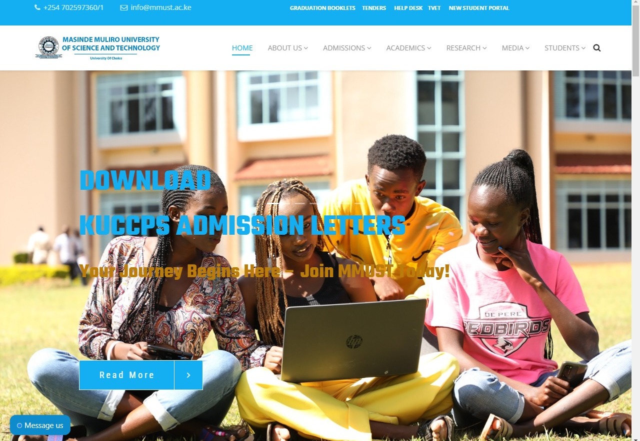 mmust student portal