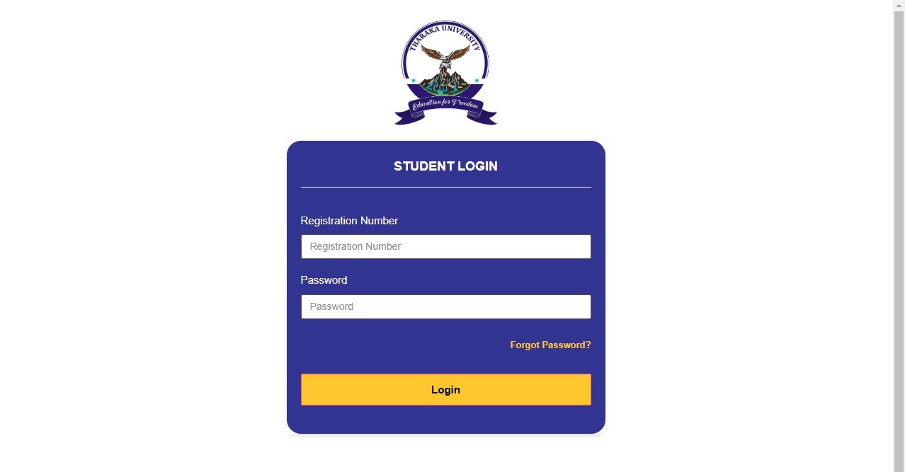 Tharaka University Student Portal Login