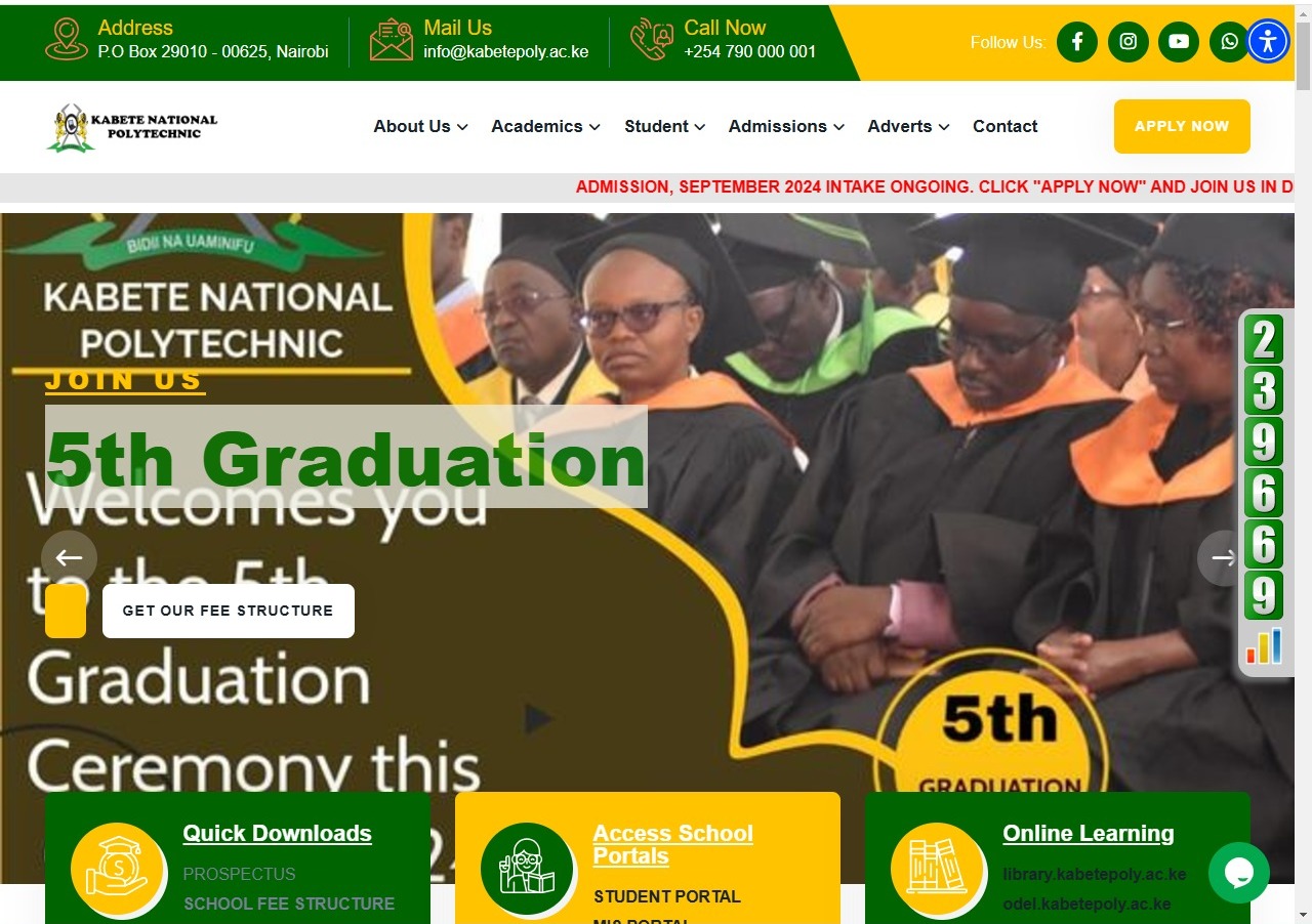 kabete national polytechnic student portal