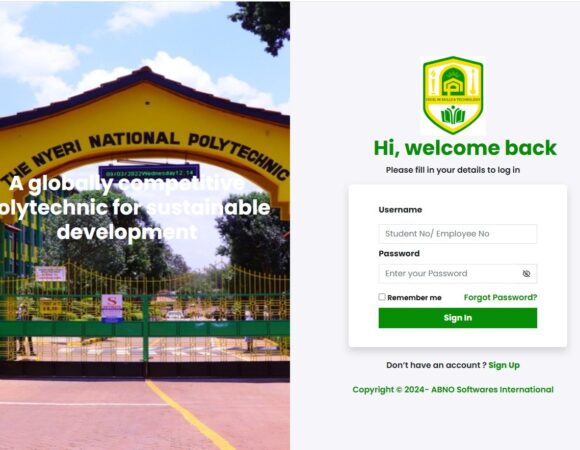 Nyeri National Polytechnic Student Portal: 8 Simple Steps