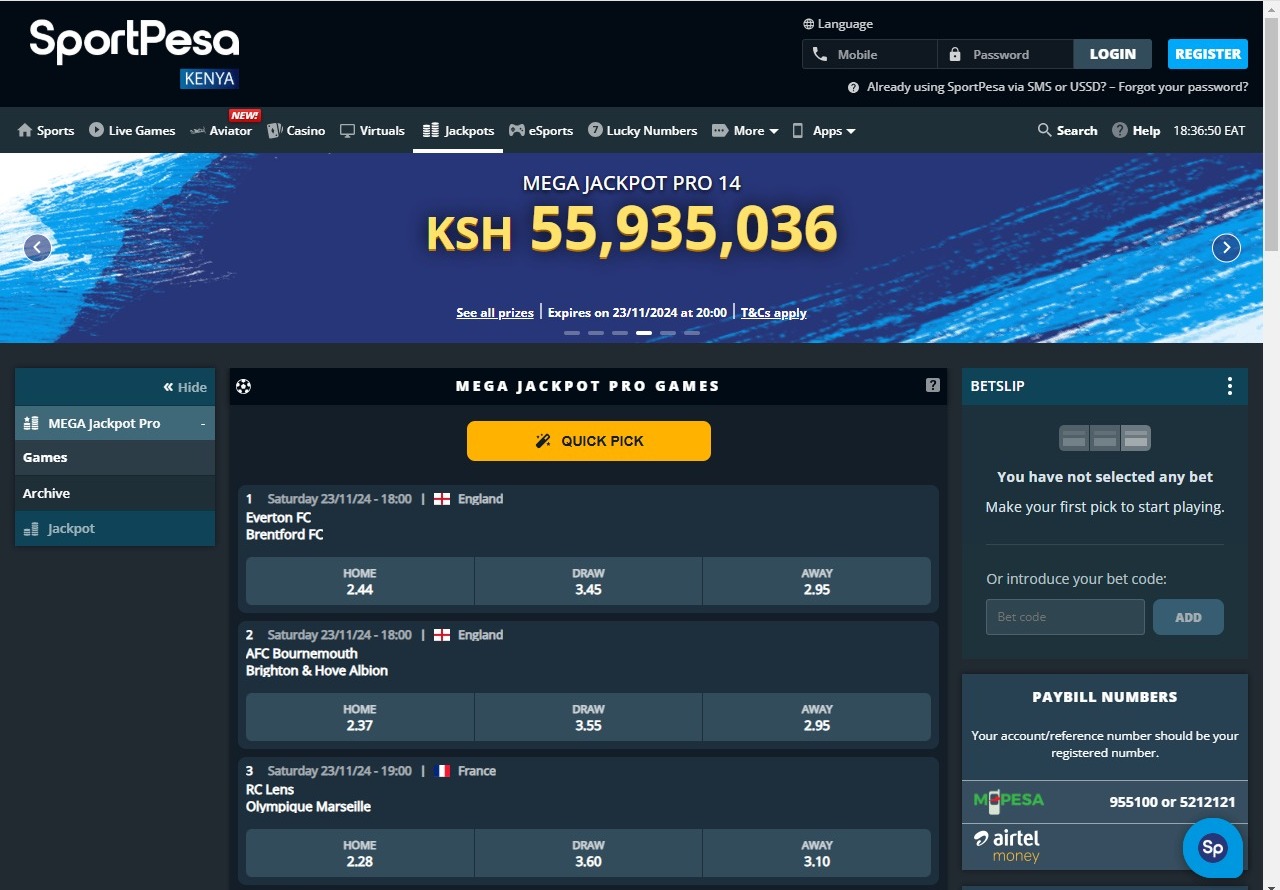 SportPesa Jackpot